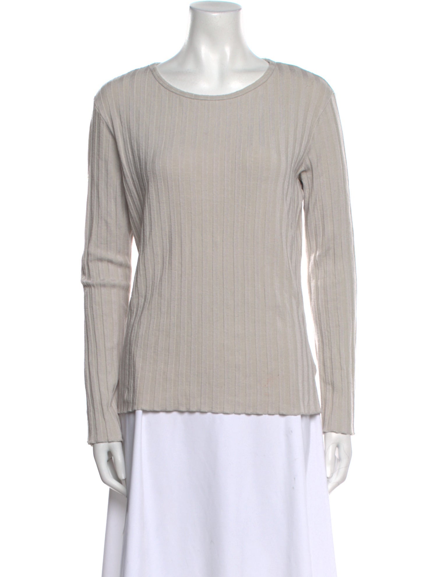 Simon Miller Scoop Neck Long Sleeve Top