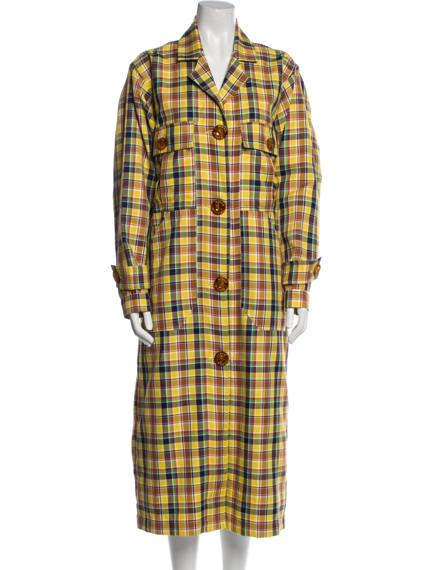Simon Miller Plaid Print Coat