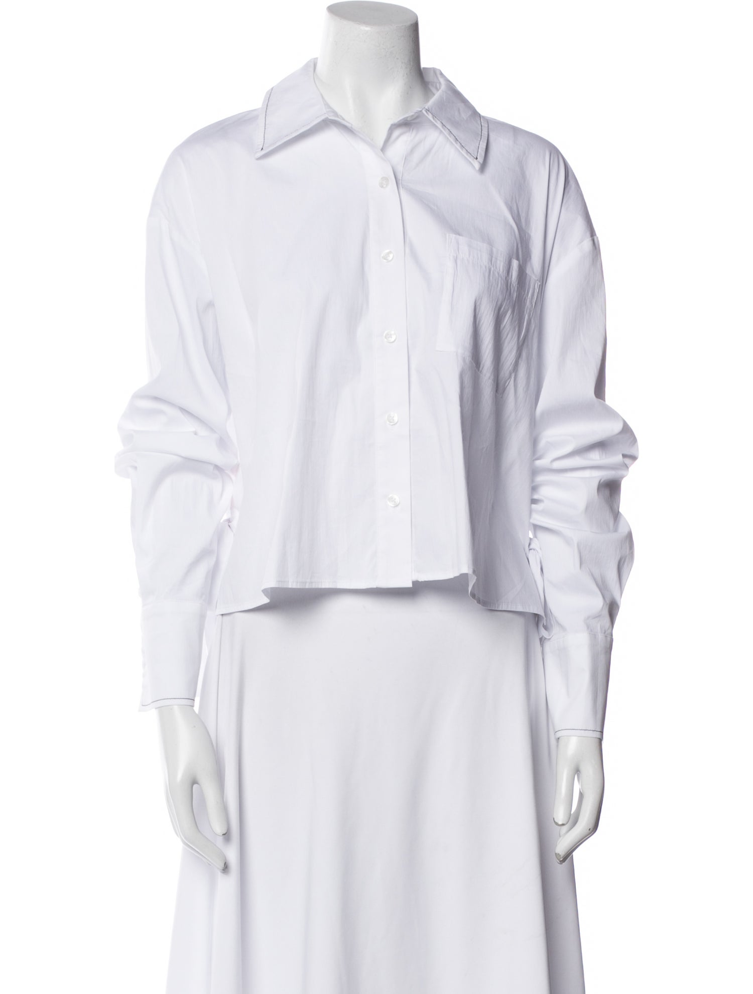 Simon Miller Three-Quarter Sleeve Button-Up Top w/ Tags