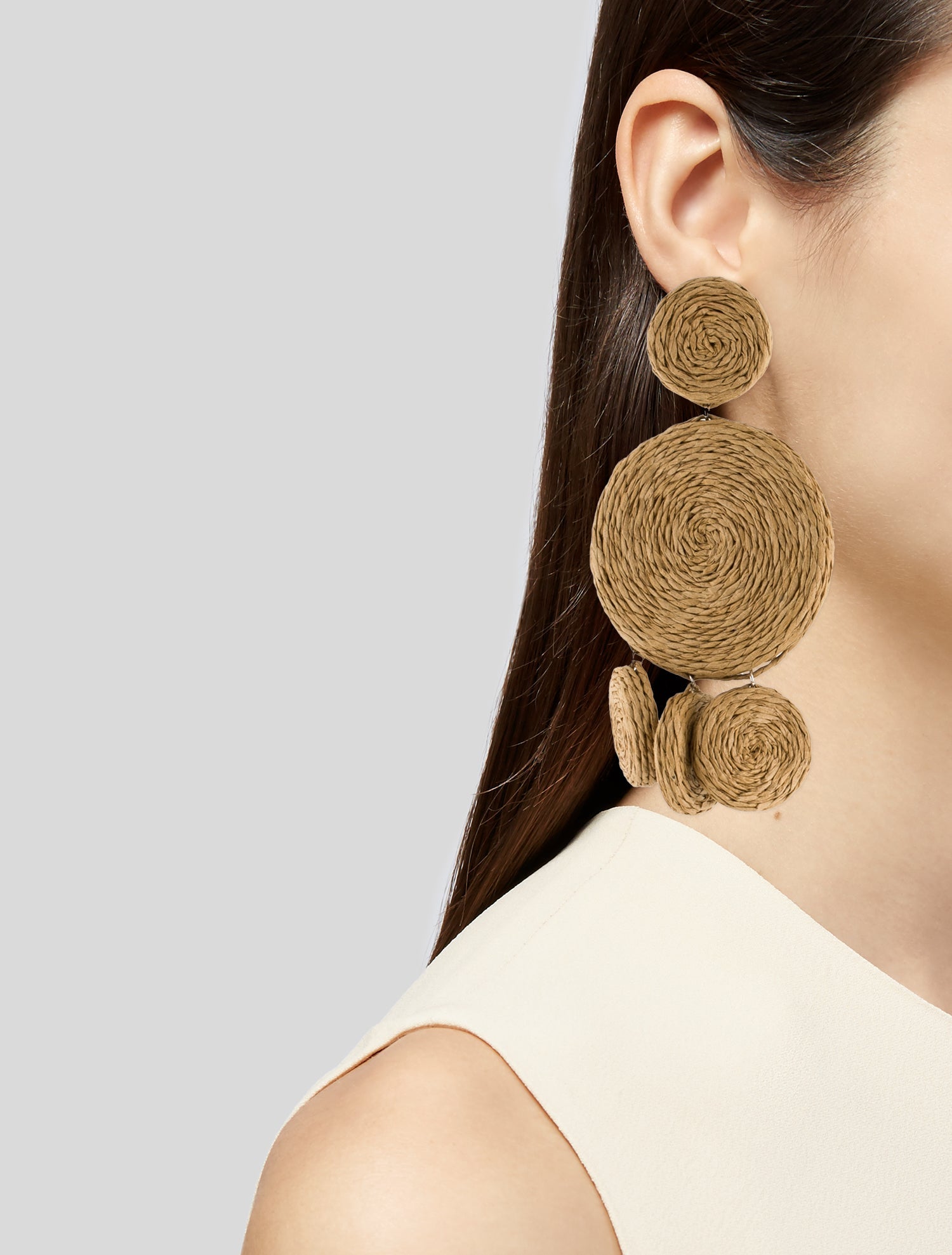 Simon Miller Raffia Deco Drop Earrings