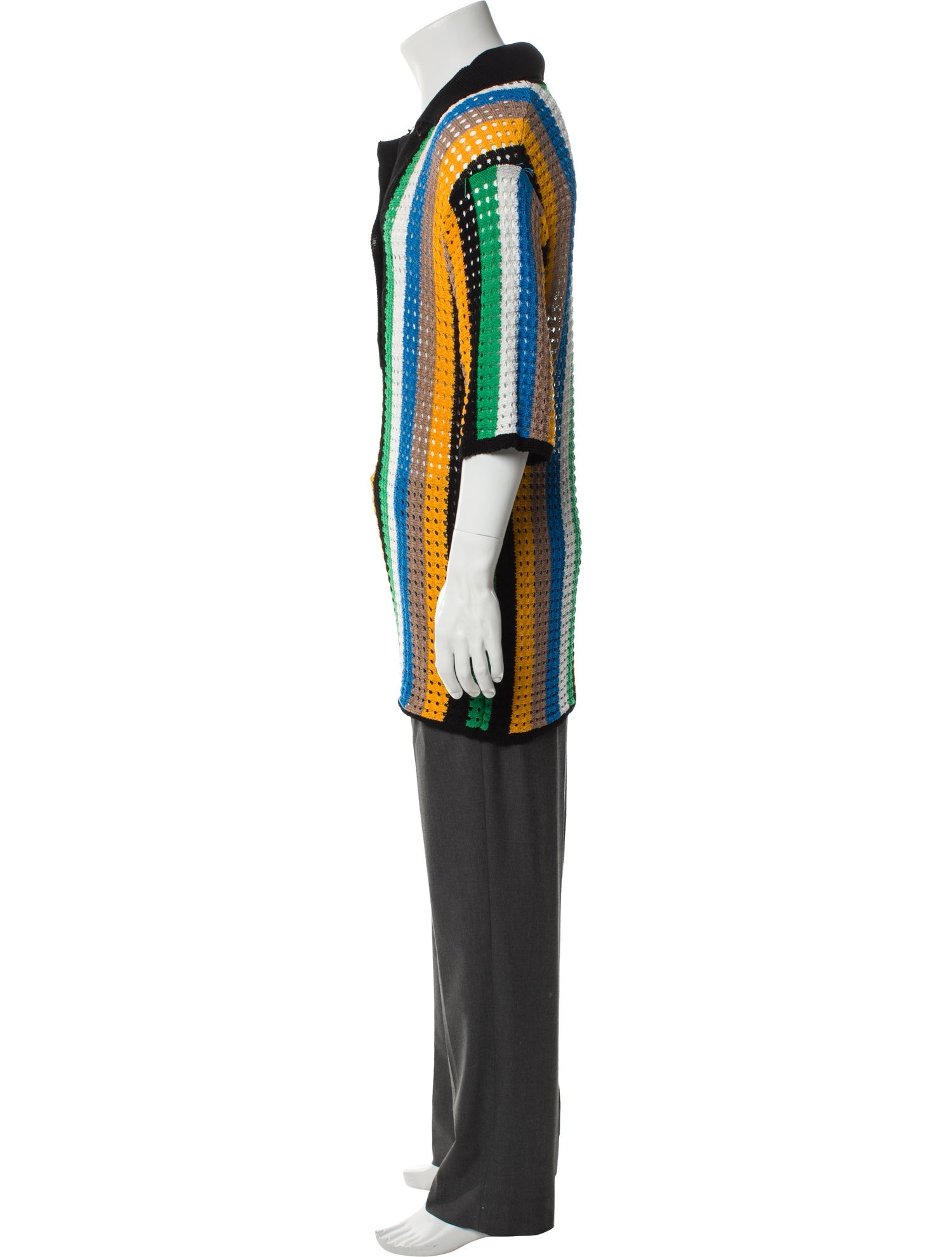 Simon Miller Lace Pattern Short Sleeve Shirt