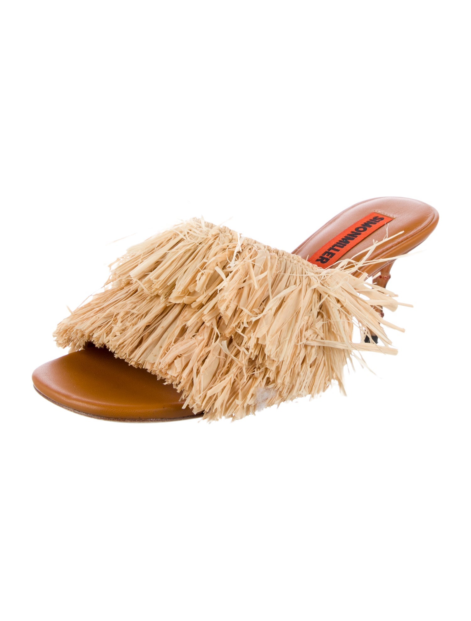 Simon Miller Raffia Slides