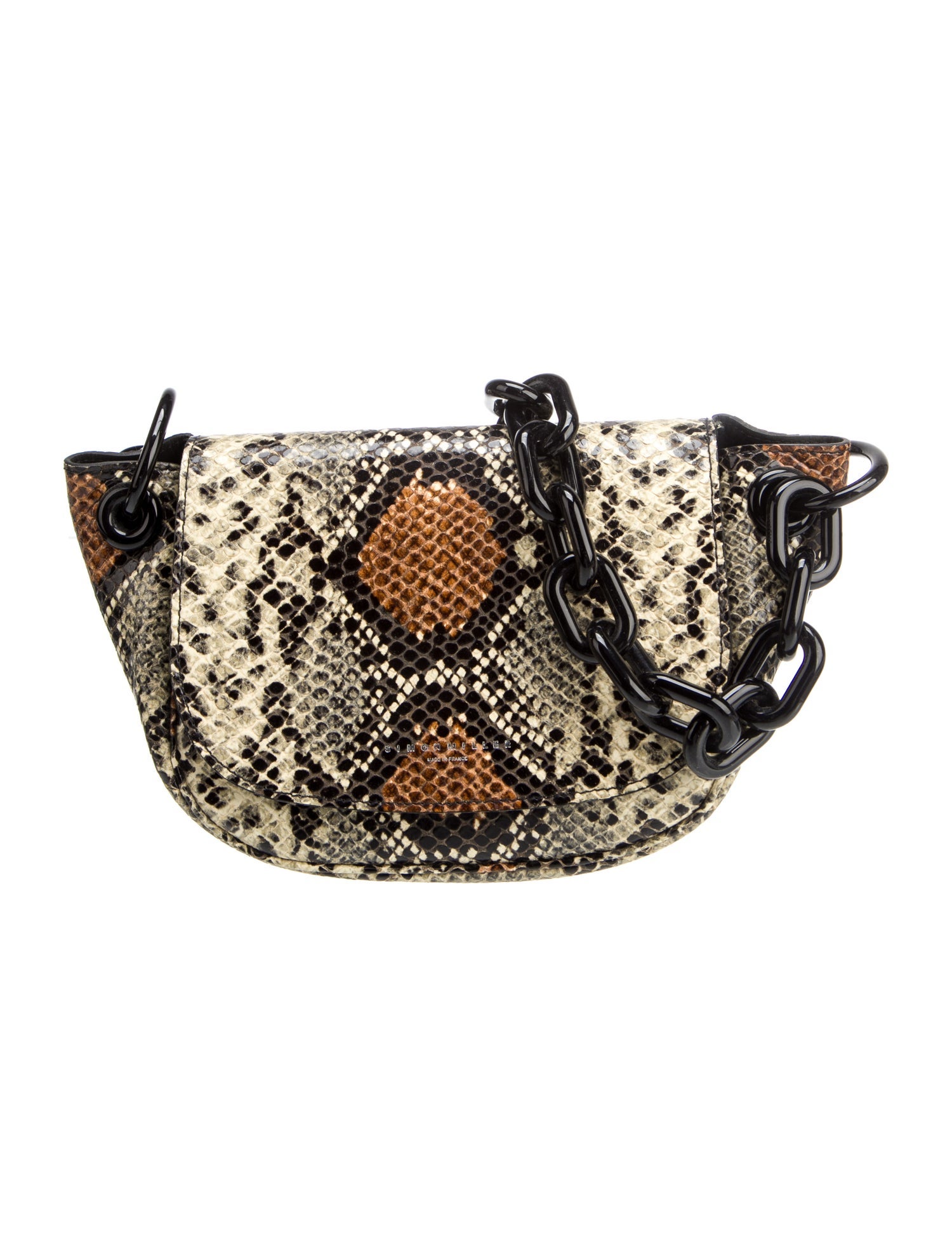 Simon Miller Embossed Leather Shoulder Bag