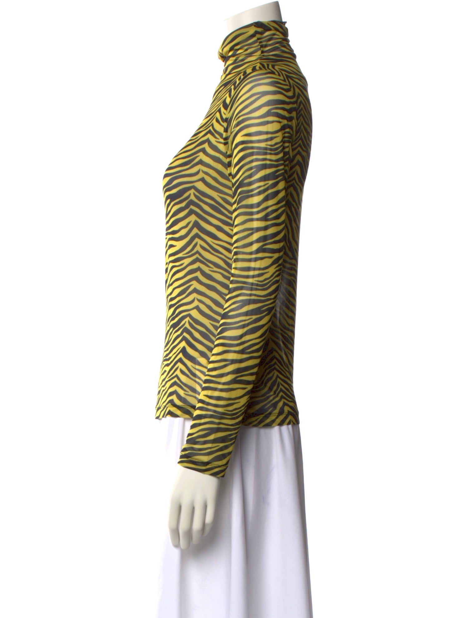 Simon Miller Animal Print Turtleneck Top w/ Tags