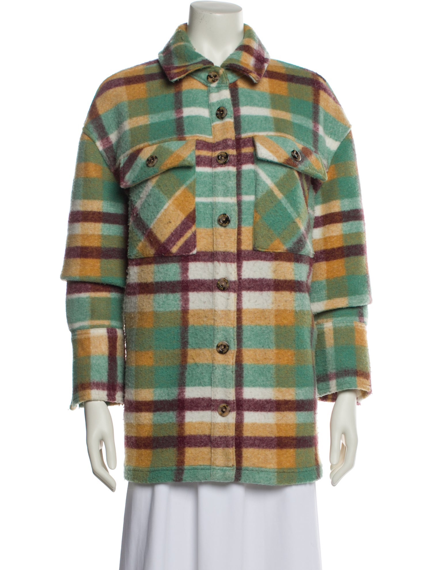 Simon Miller Plaid Print Jacket