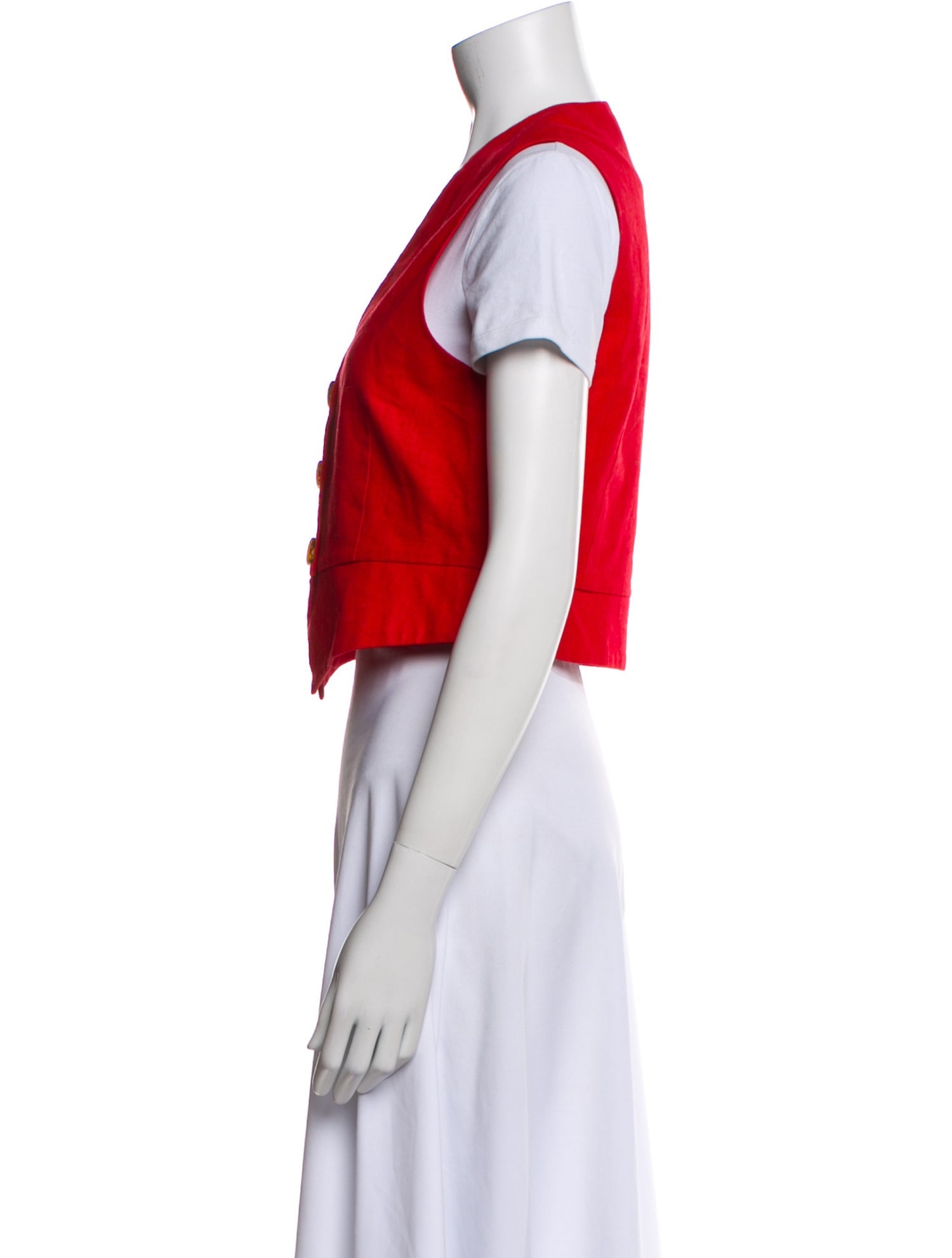 Simon Miller V-Neck Short Sleeve Crop Top