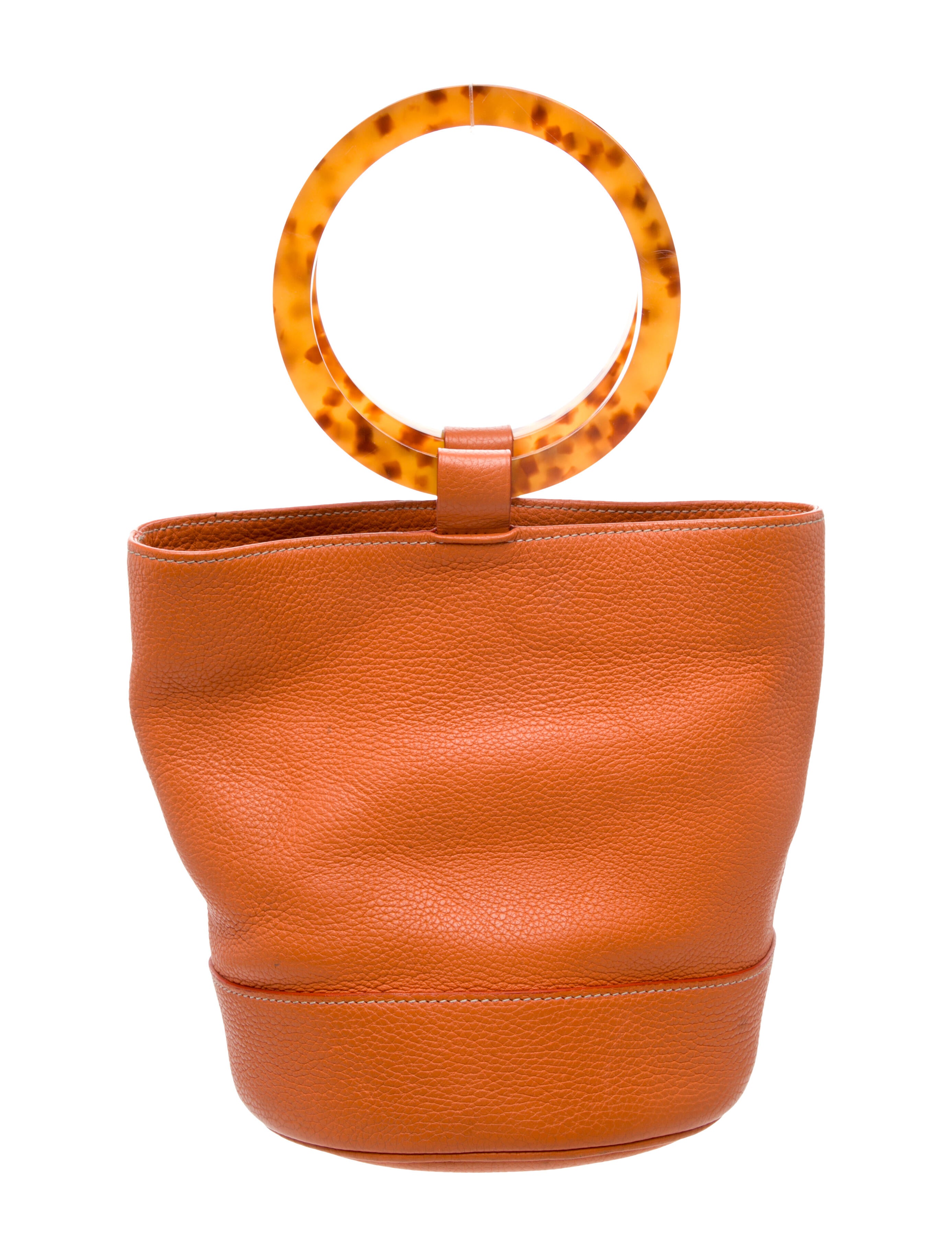 Simon Miller Leather Top Handle Bag