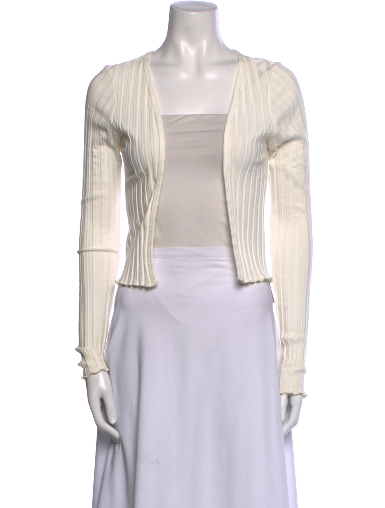 Simon Miller Striped Square Neckline Crop Top