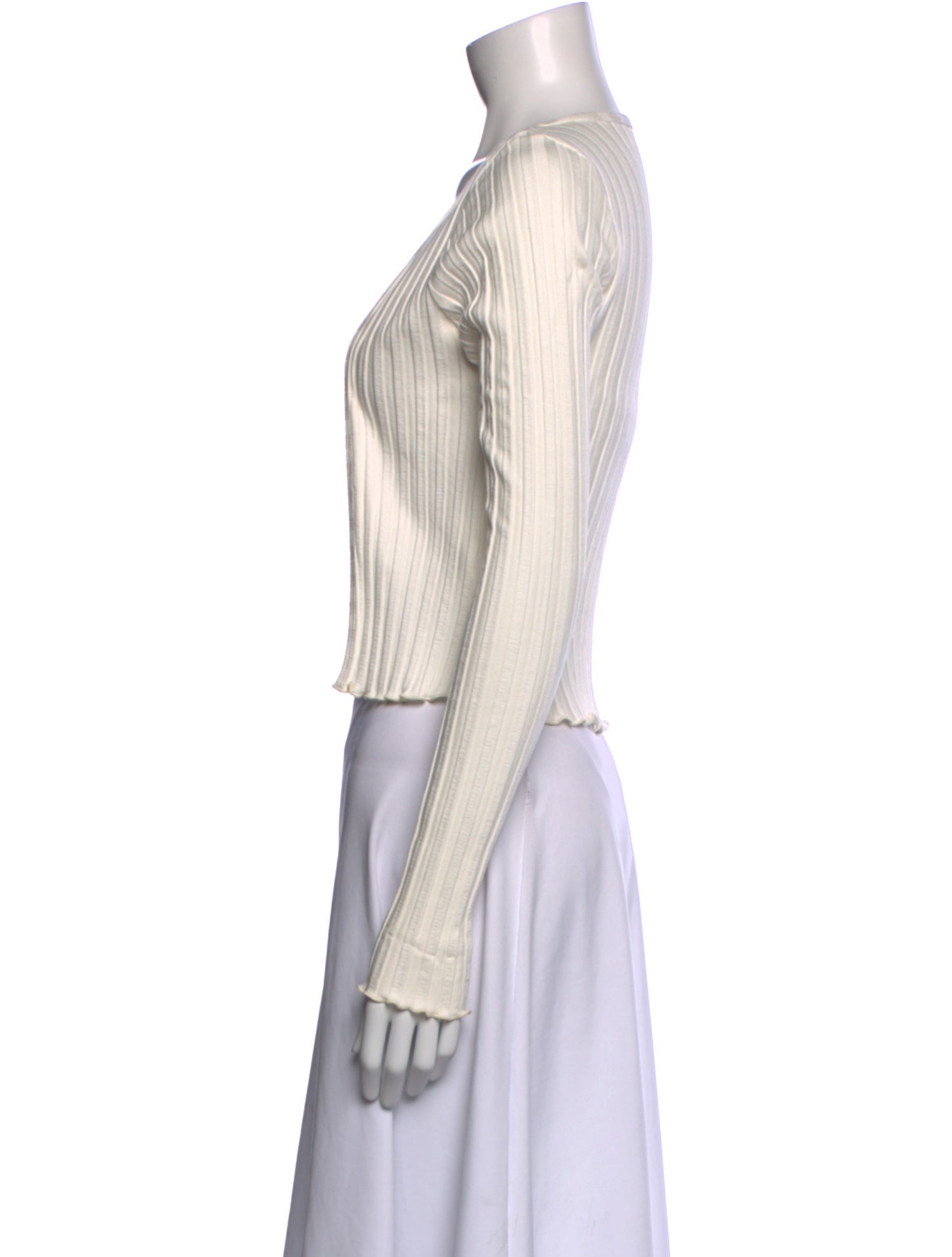 Simon Miller Striped Square Neckline Crop Top