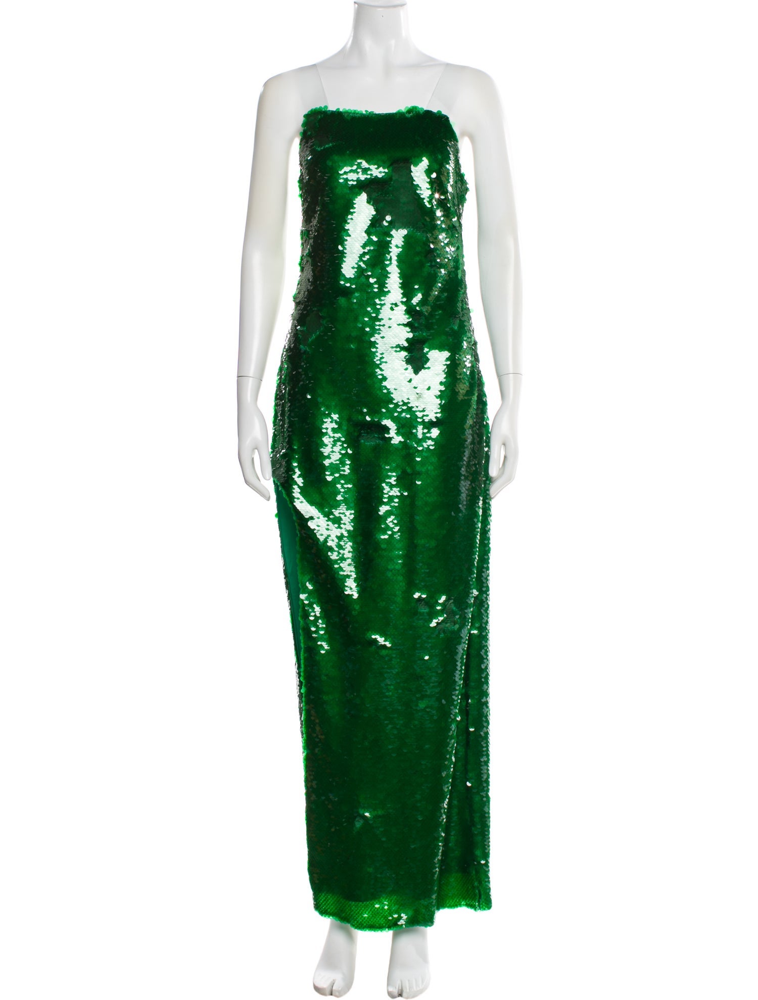 slim fit dress slacks SIMONMILLER Loch Sleeveless Mini Dress in Gummy Green/Ecru main image 1