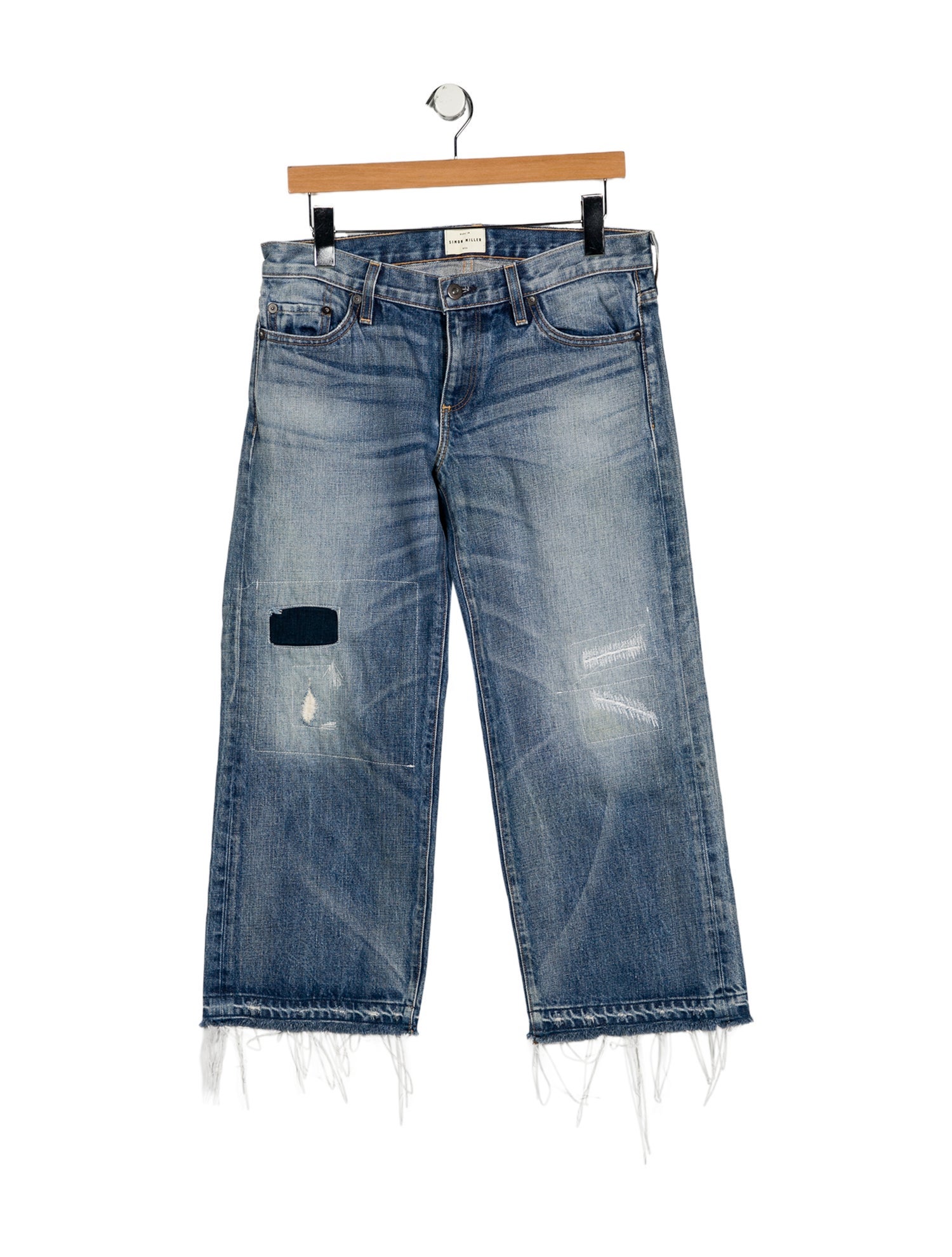 Simon Miller Mid-Rise Wide Leg Jeans