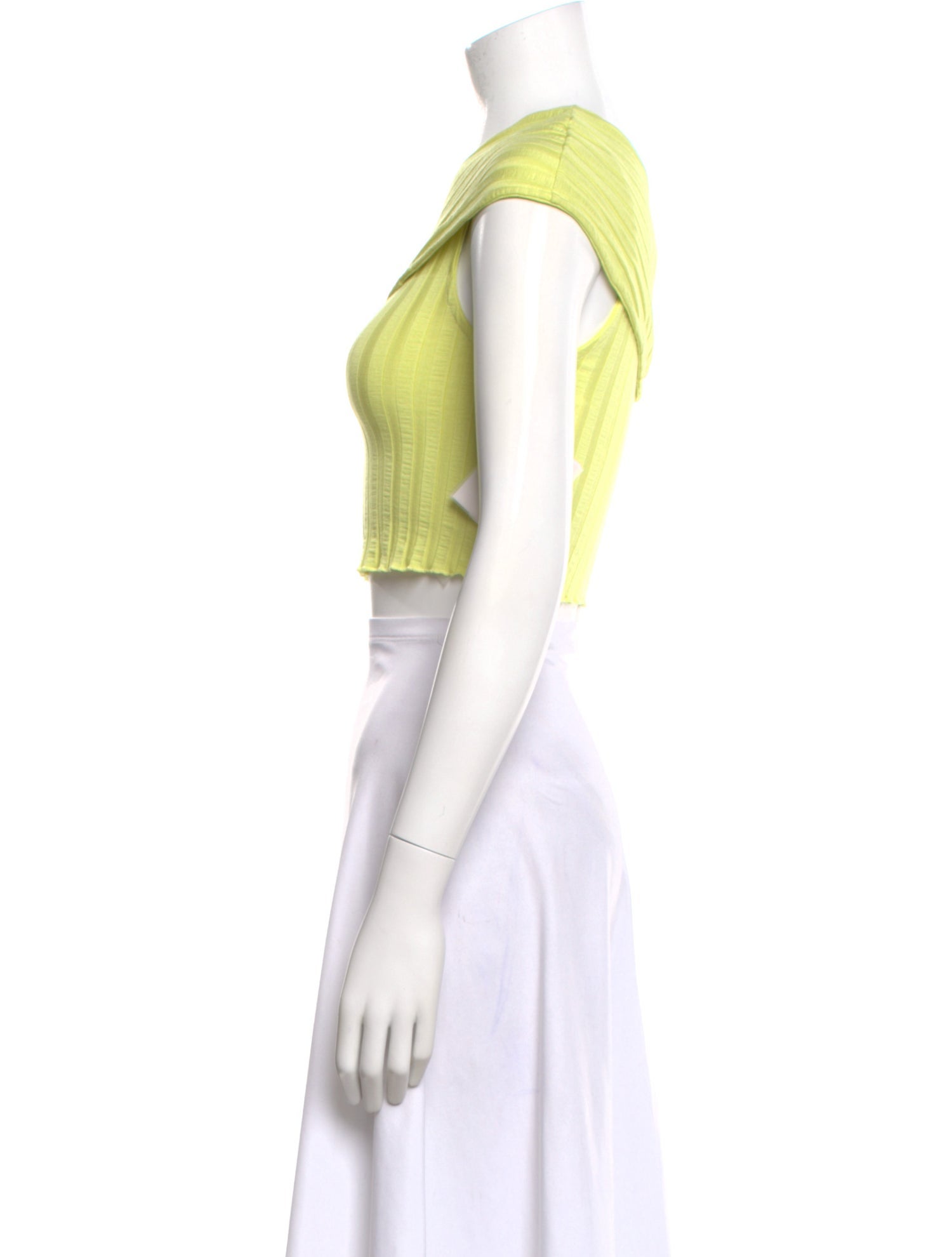 Simon Miller Off-The-Shoulder Sleeveless Crop Top