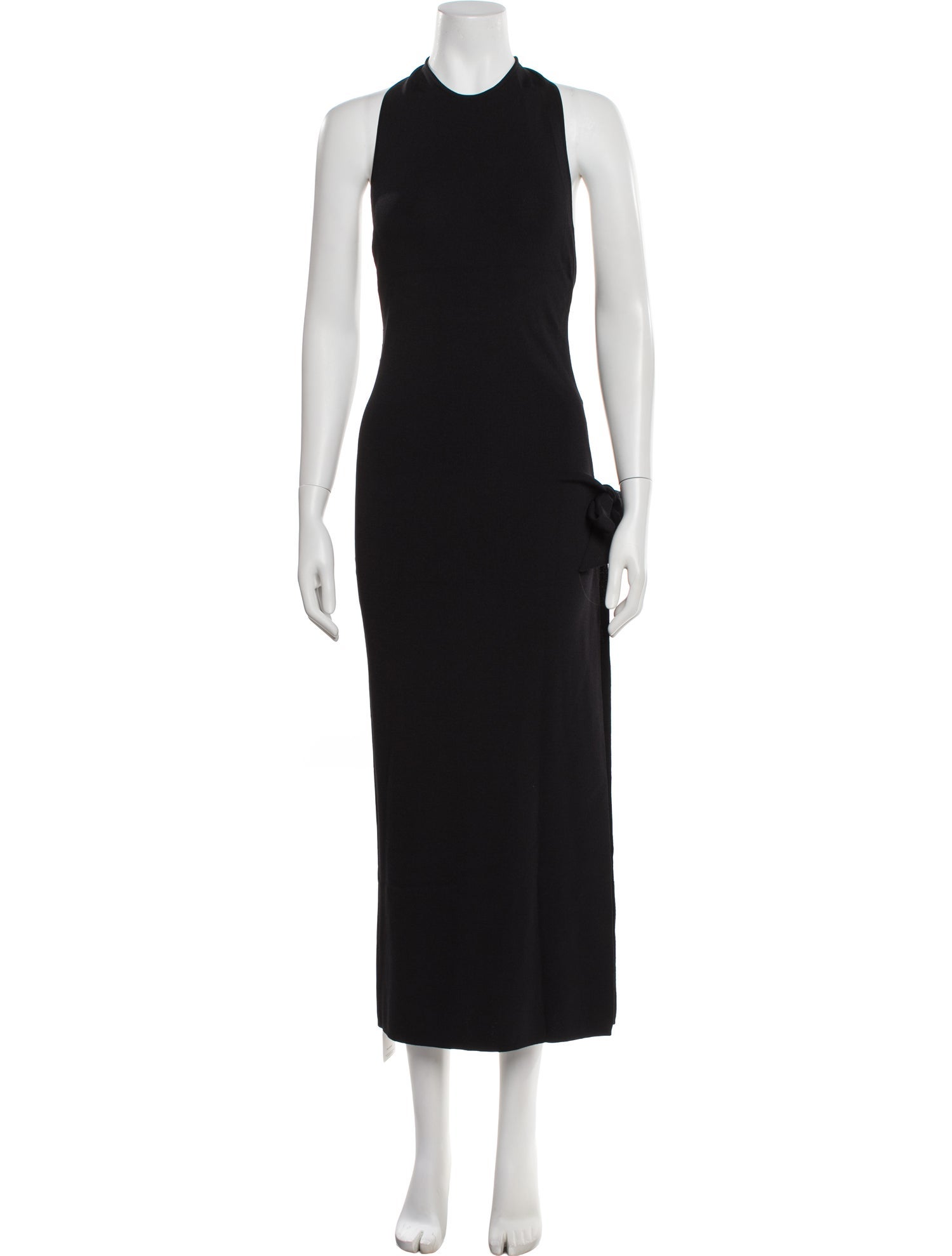 Simon Miller Mock Neck Long Dress - Black Dresses, Clothing - WMLLR39297 |  The RealReal