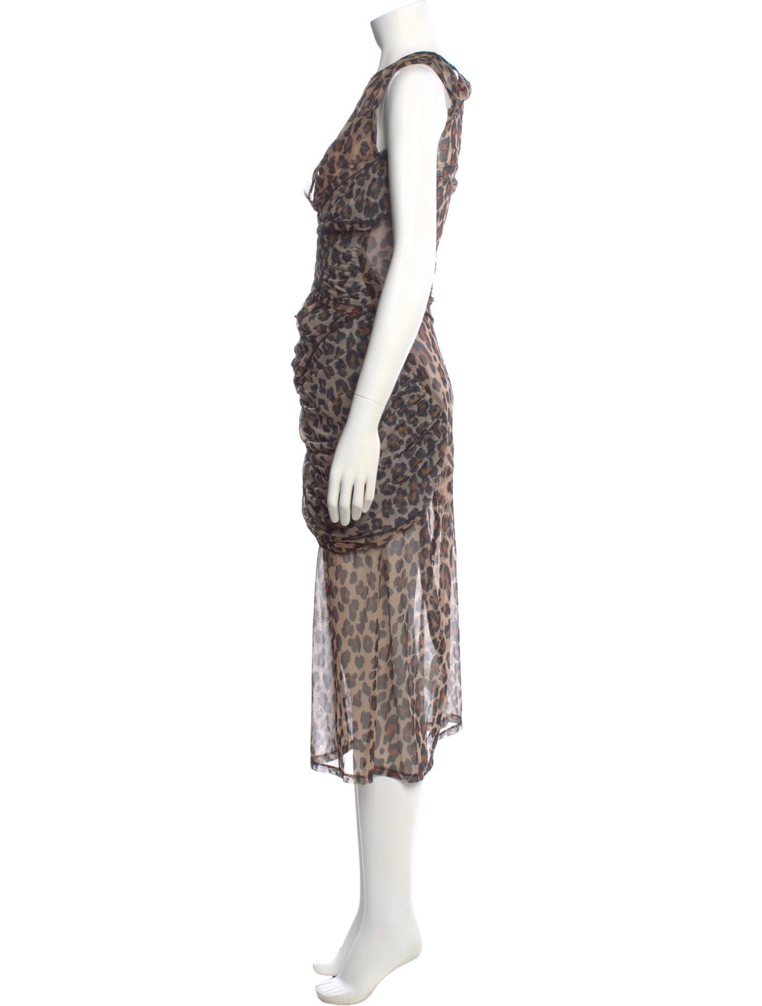 Simon Miller Animal Print Long Dress