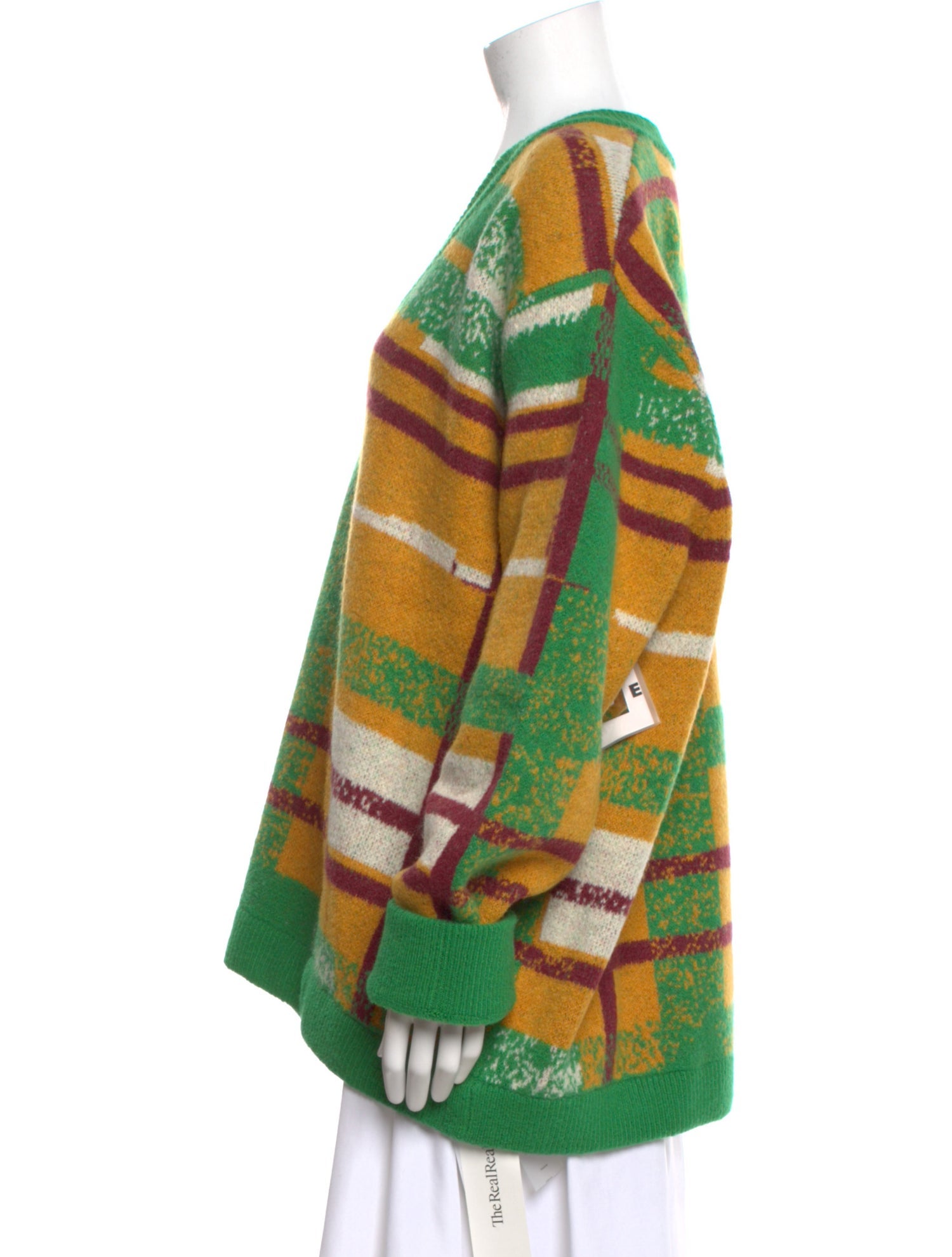 Simon Miller Striped V-Neck Sweater