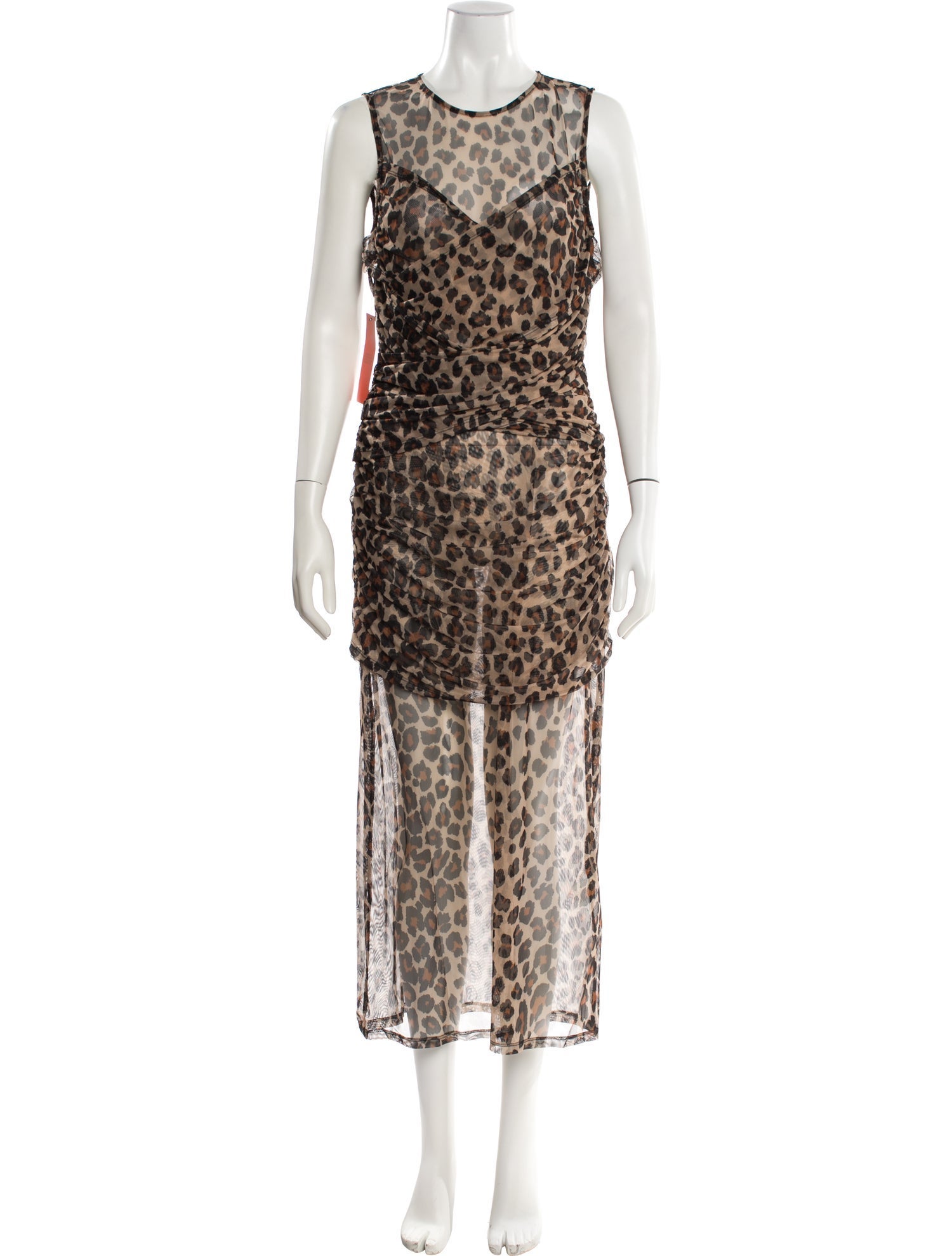 Simon Miller Animal Print Midi Length Dress