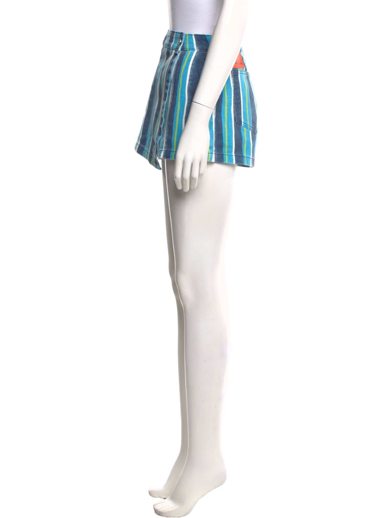 Simon Miller Striped Mini Shorts