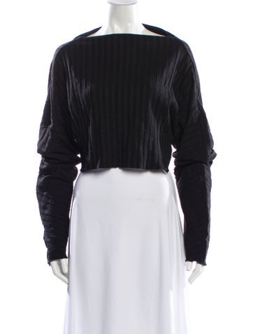 Pre-owned Simon Miller Bateau Neckline Sweater In Black