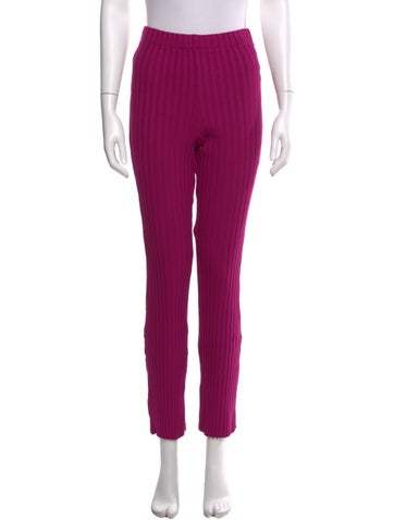 Pre-owned Simon Miller Straight Leg Pants In Purple