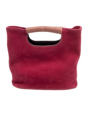 Pre-owned Simon Miller Suede Top Handle Bag In Pink