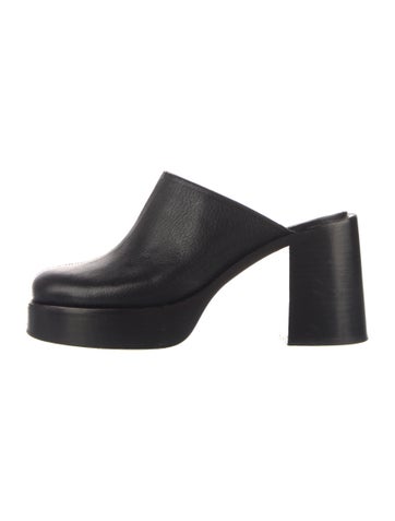 Pre-owned Simon Miller Leather Mules In Blue