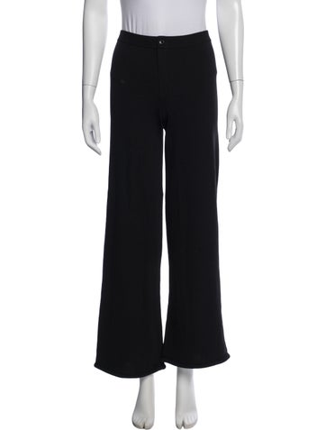 Pre-owned Simon Miller Wide Leg Pants In Black