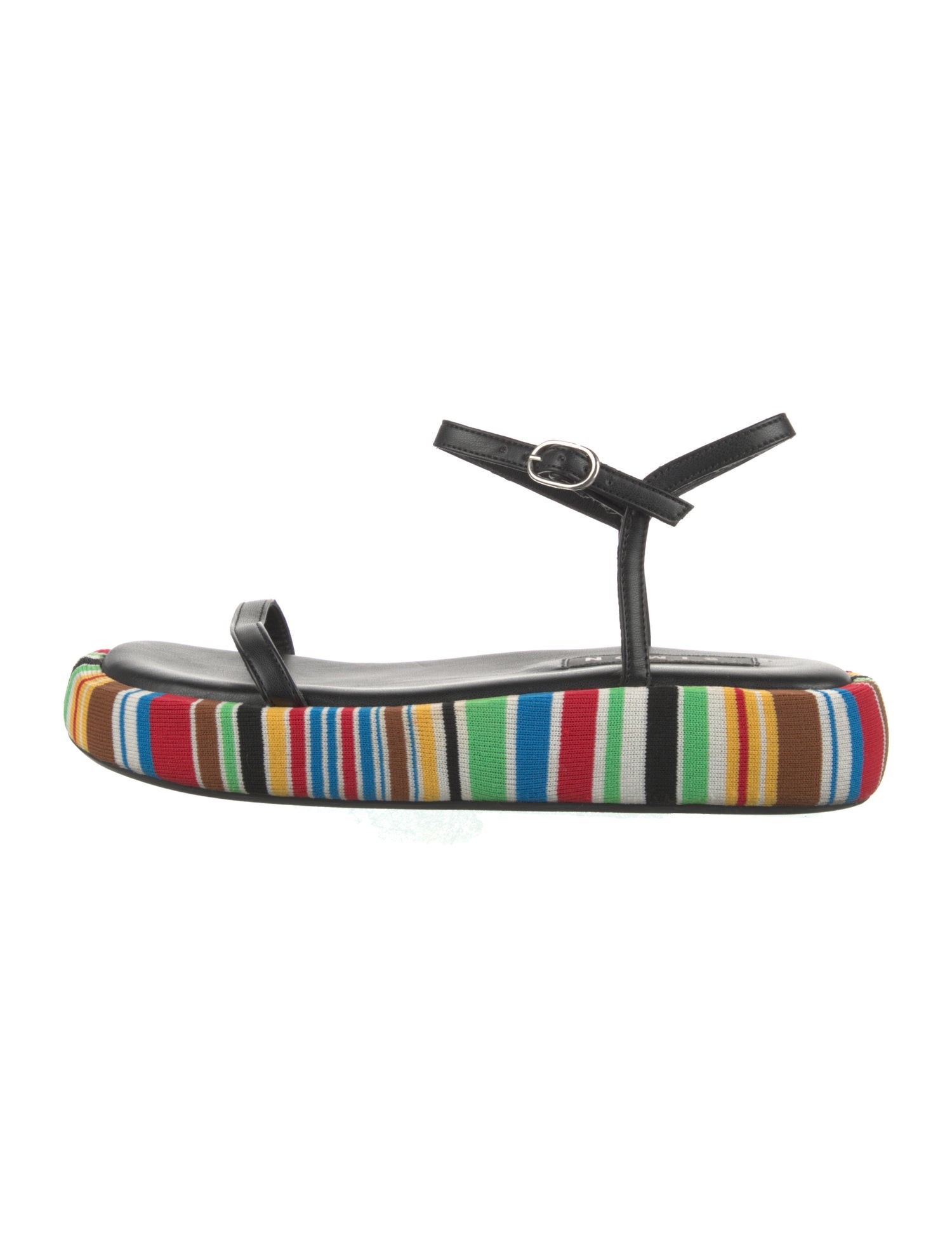 Simon Miller Leather Striped Sandals