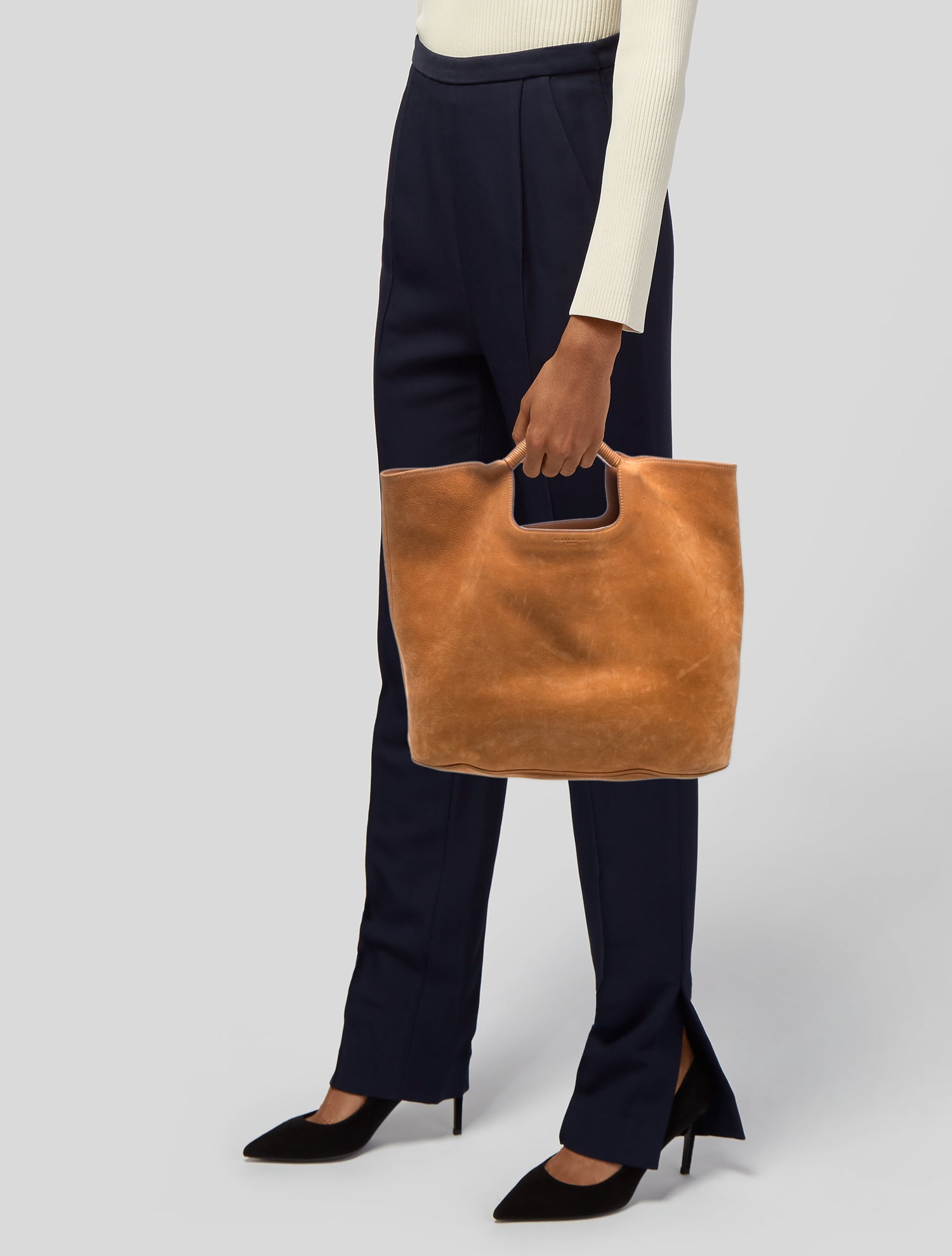 Simon Miller Suede Top Handle Bag
