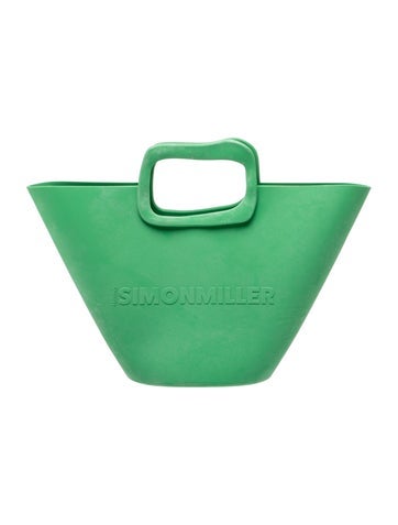 Pre-owned Simon Miller Rubber Top Handle Bag In Green