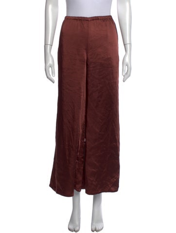 Pre-owned Simon Miller Wide Leg Pants In Burgundy