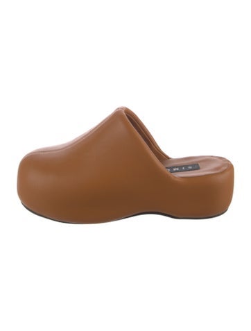 Pre-owned Simon Miller Leather Mules In Brown