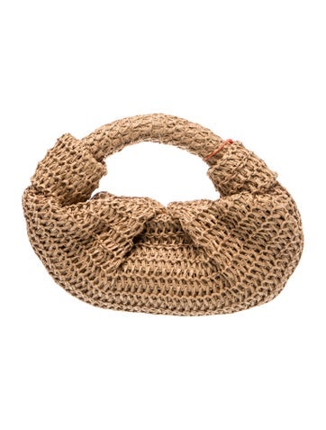 Pre-owned Simon Miller Raffia Top Handle Bag W/ Tags In Neutrals