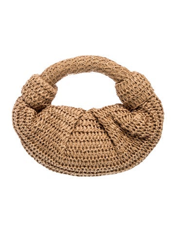 Pre-owned Simon Miller Raffia Top Handle Bag In Neutrals