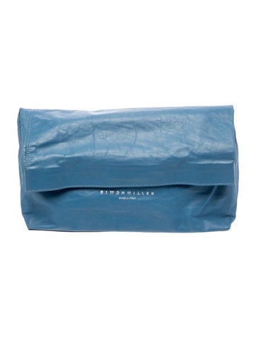 Pre-owned Simon Miller Leather Clutch In Blue