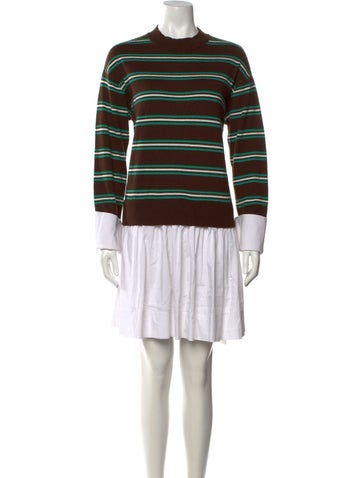 Pre-owned Simon Miller Wool Mini Dress In Multicolor