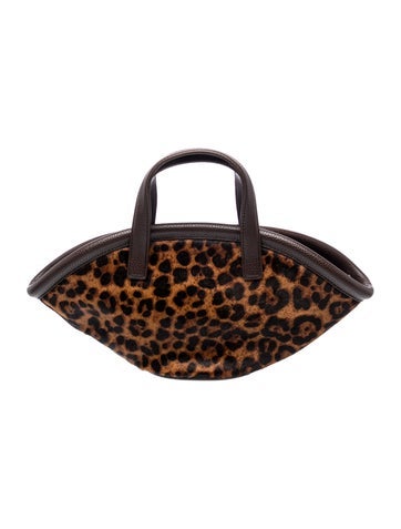 Pre-owned Simon Miller Ponyhair Top Handle Bag In Brown