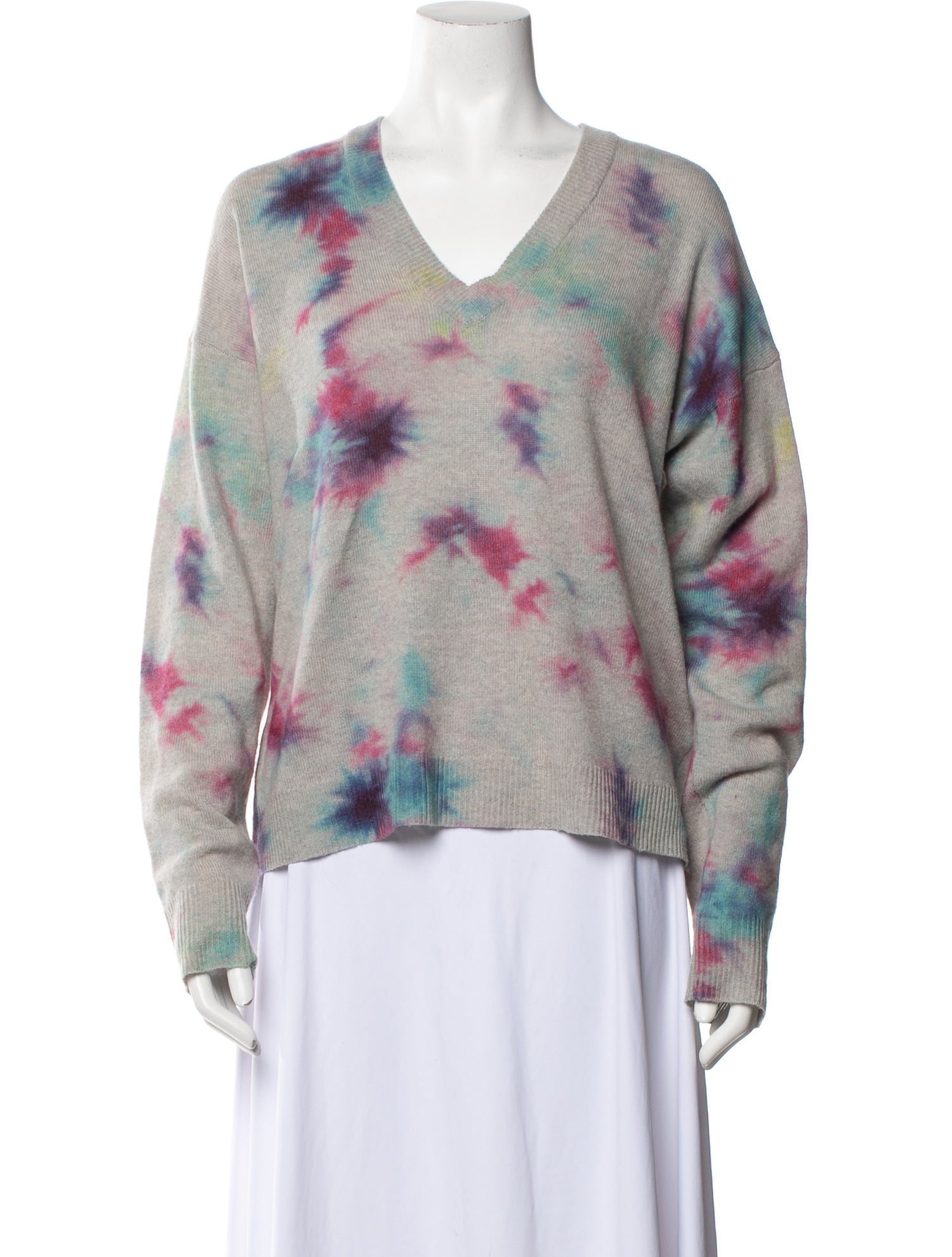 27 Miles Malibu Cashmere Tie-Dye Print Sweater