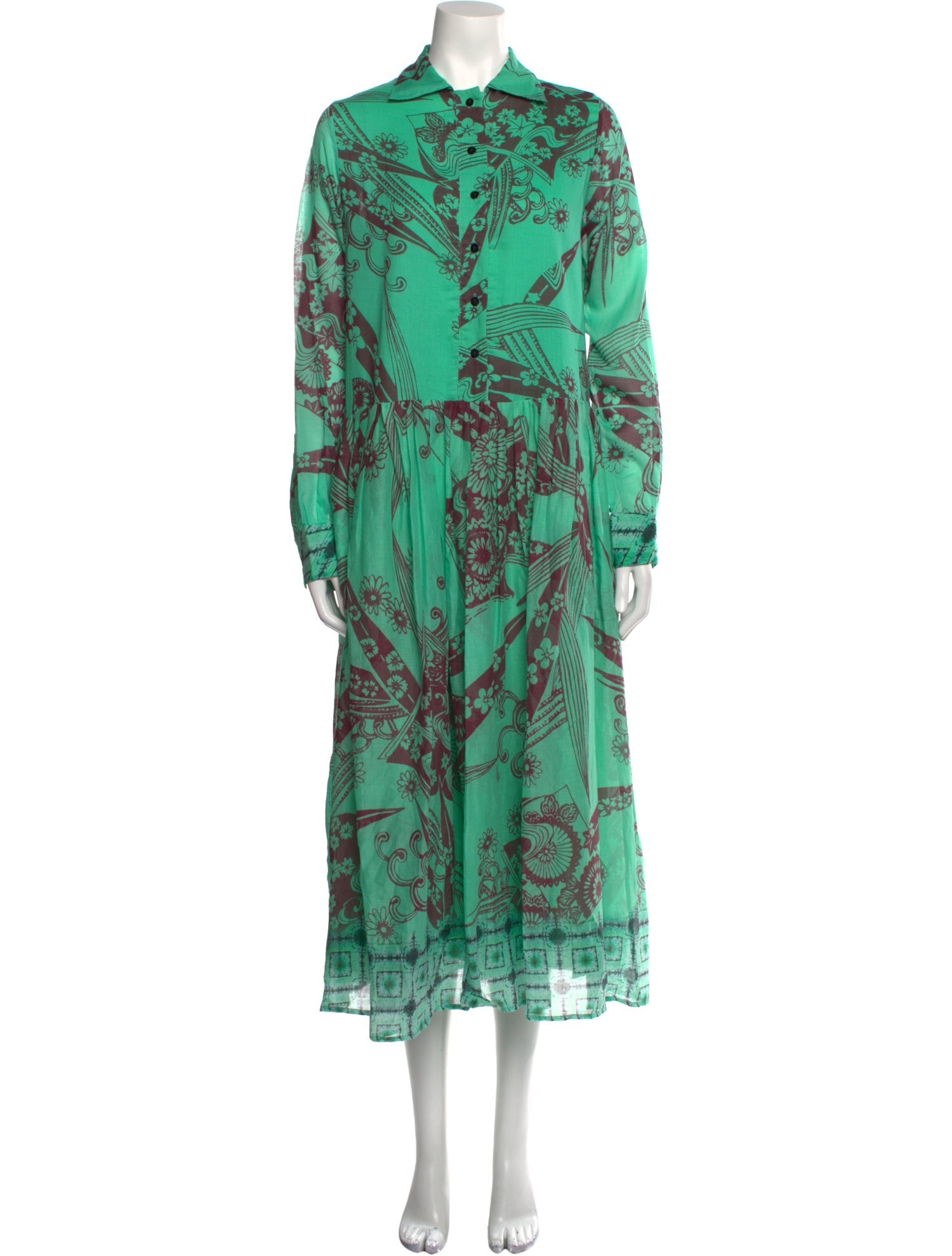 Mimi Liberte by Michel Klein Floral Print Long Dress