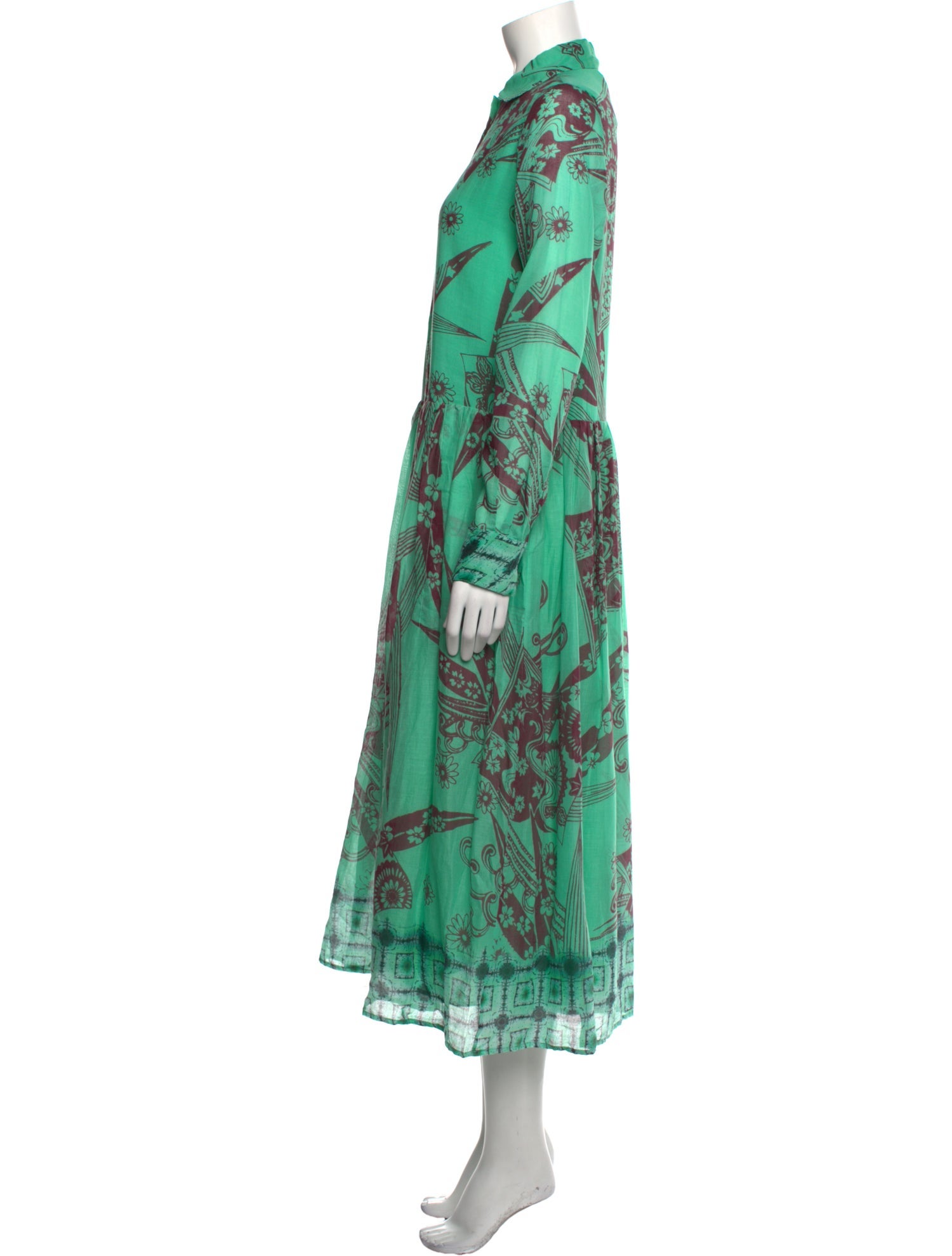 Mimi Liberte by Michel Klein Floral Print Long Dress