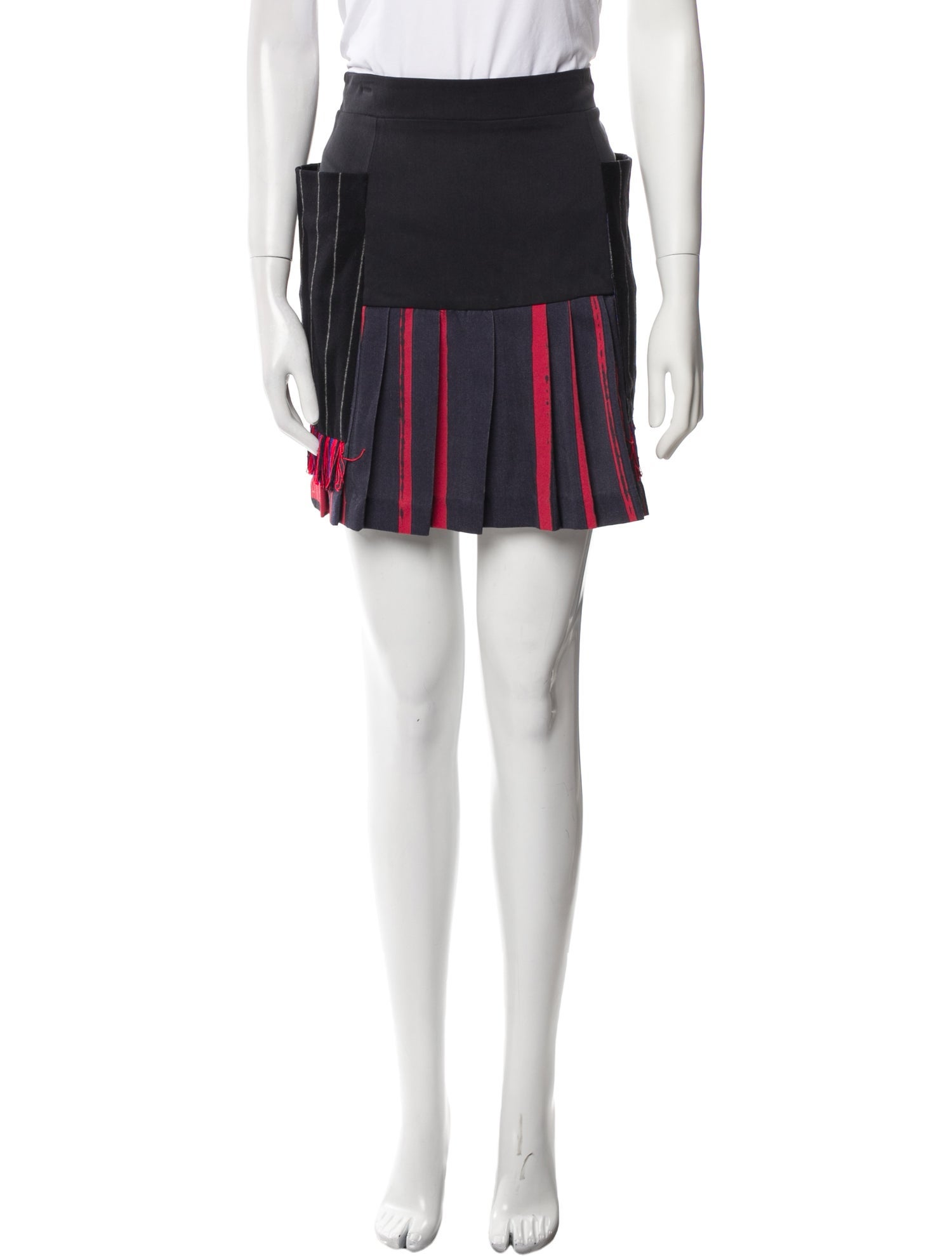Mimi Liberte by Michel Klein Wool Mini Skirt