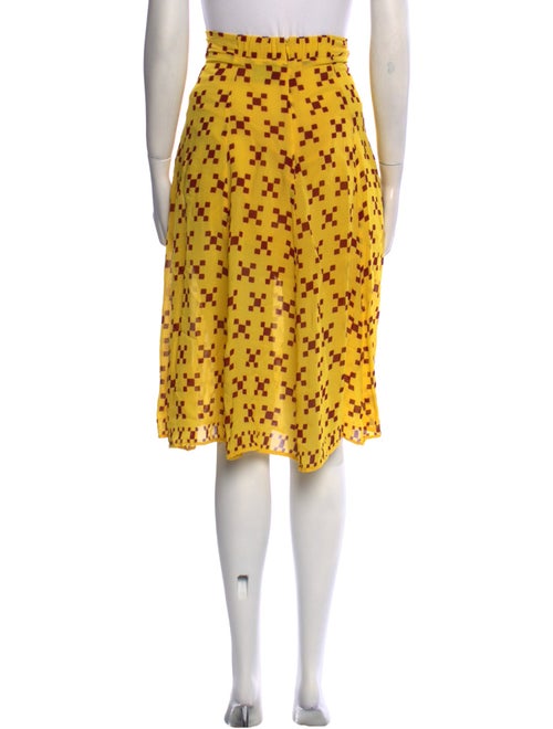 Mimi Liberte by Michel Klein Printed Midi Length Skirt