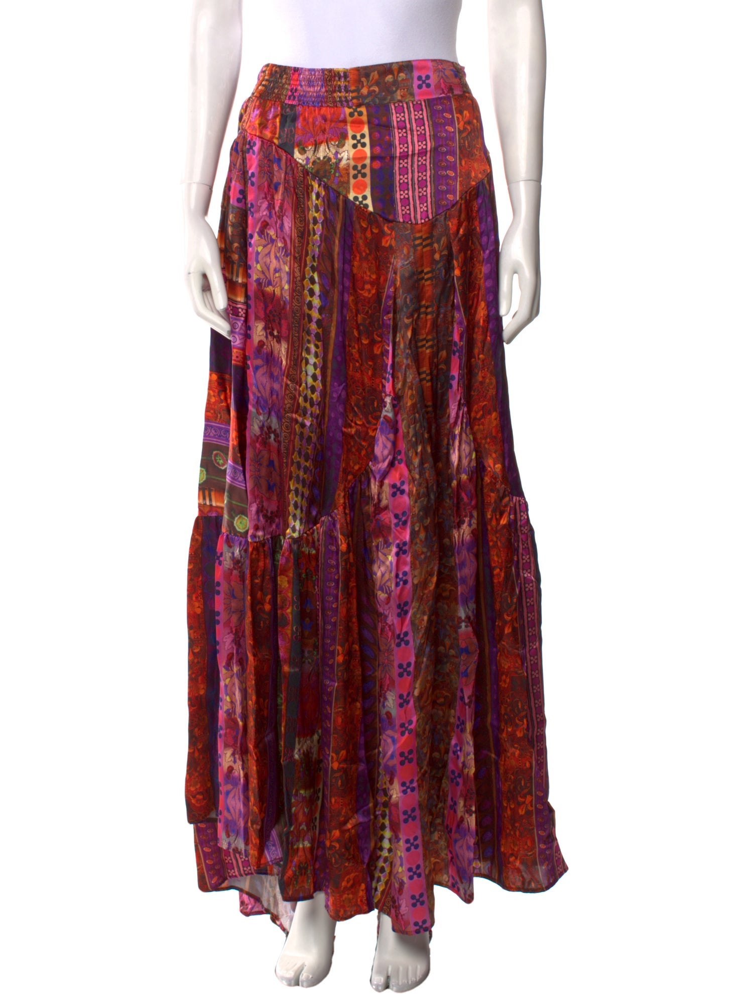 Mimi Liberte by Michel Klein Silk Midi Length Skirt w/ Tags