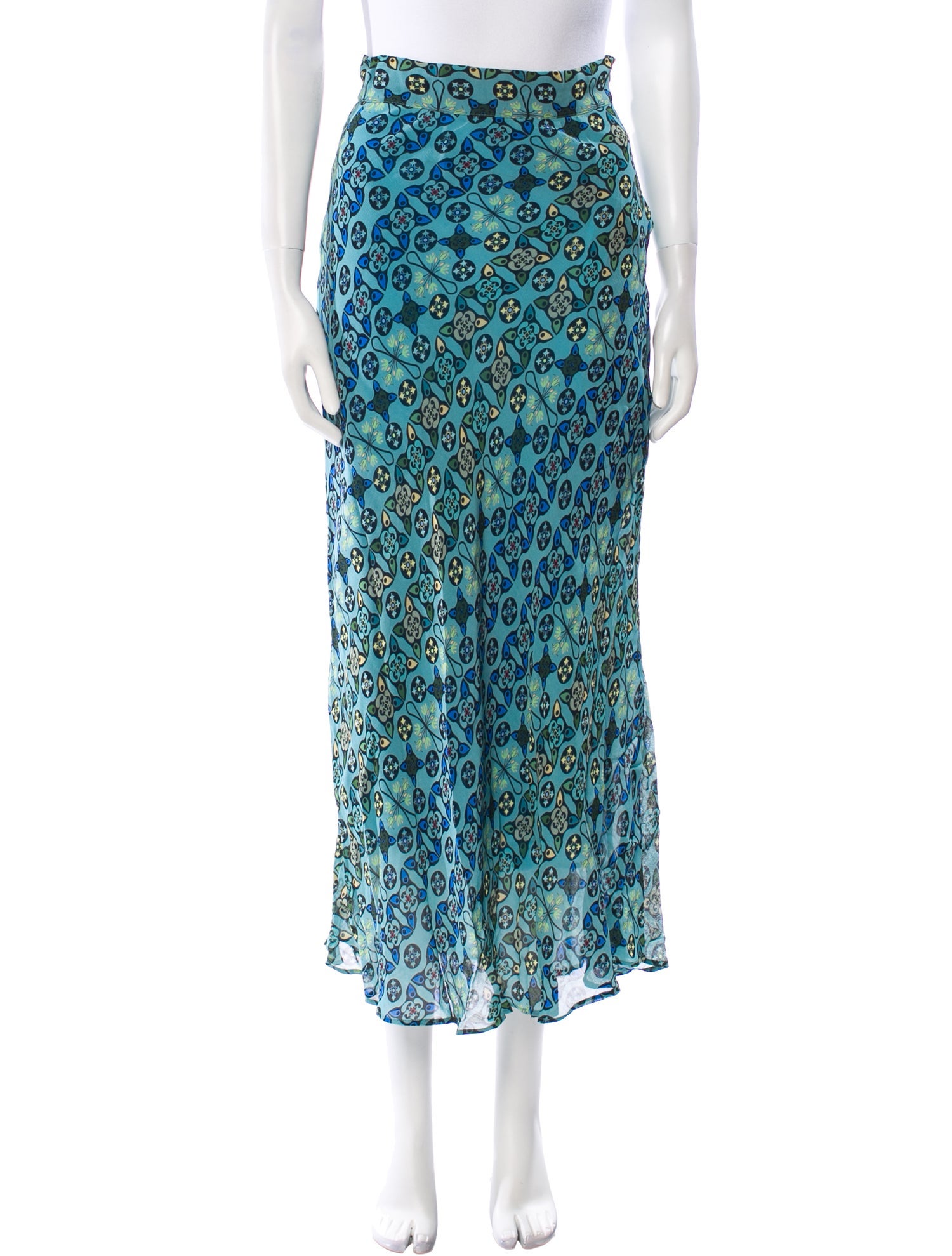 Mimi Liberte by Michel Klein Printed Midi Length Skirt w/ Tags