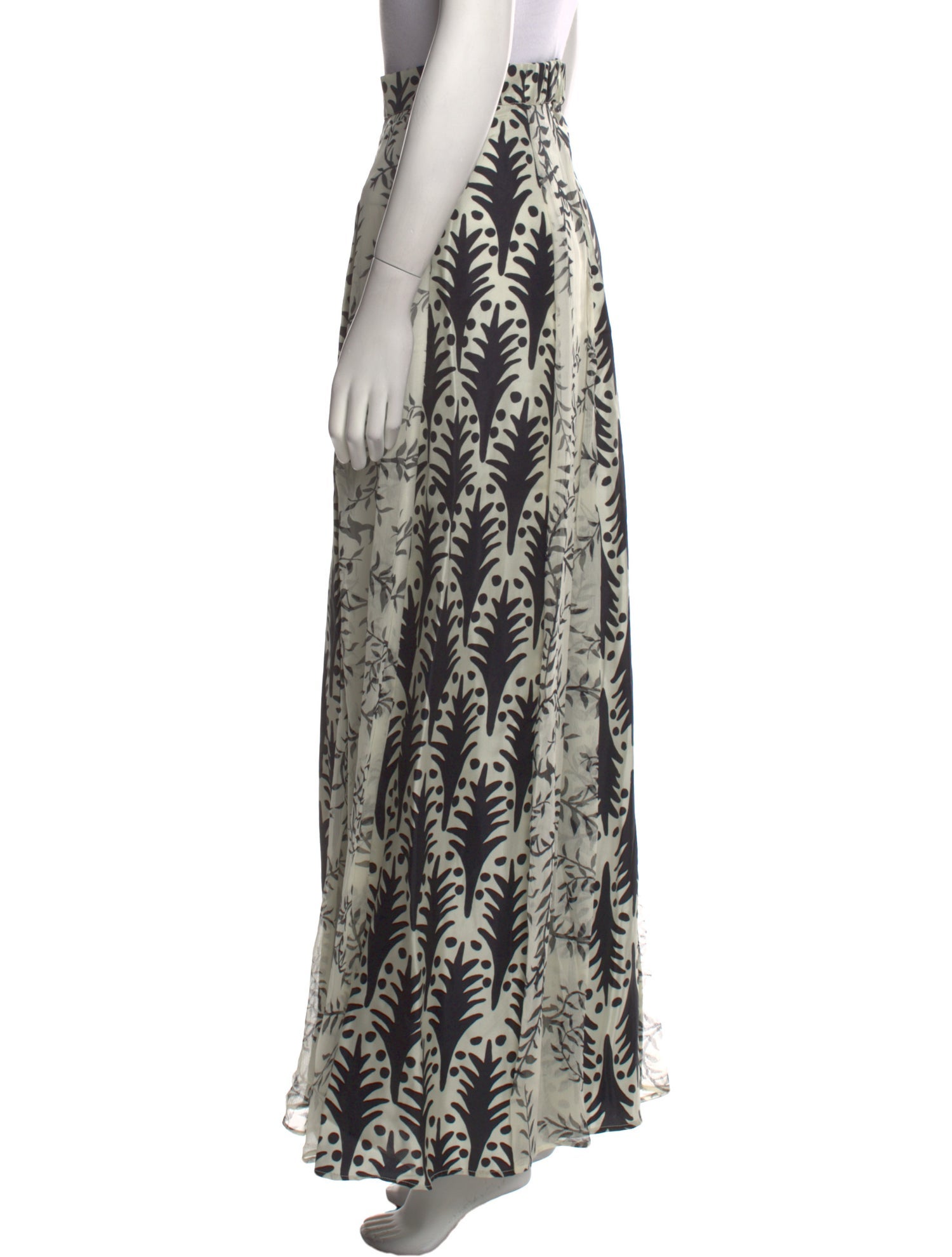 Mimi Liberte by Michel Klein Silk Long Skirt w/ Tags