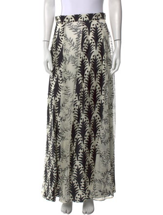 Mimi Liberte by Michel Klein Silk Long Skirt