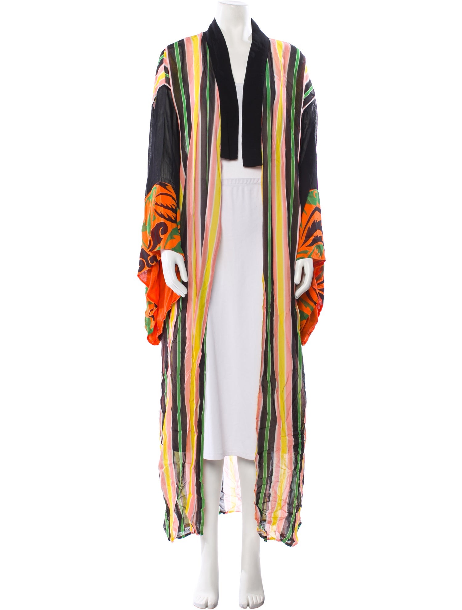 Mimi Liberte by Michel Klein Striped Robe w/ Tags