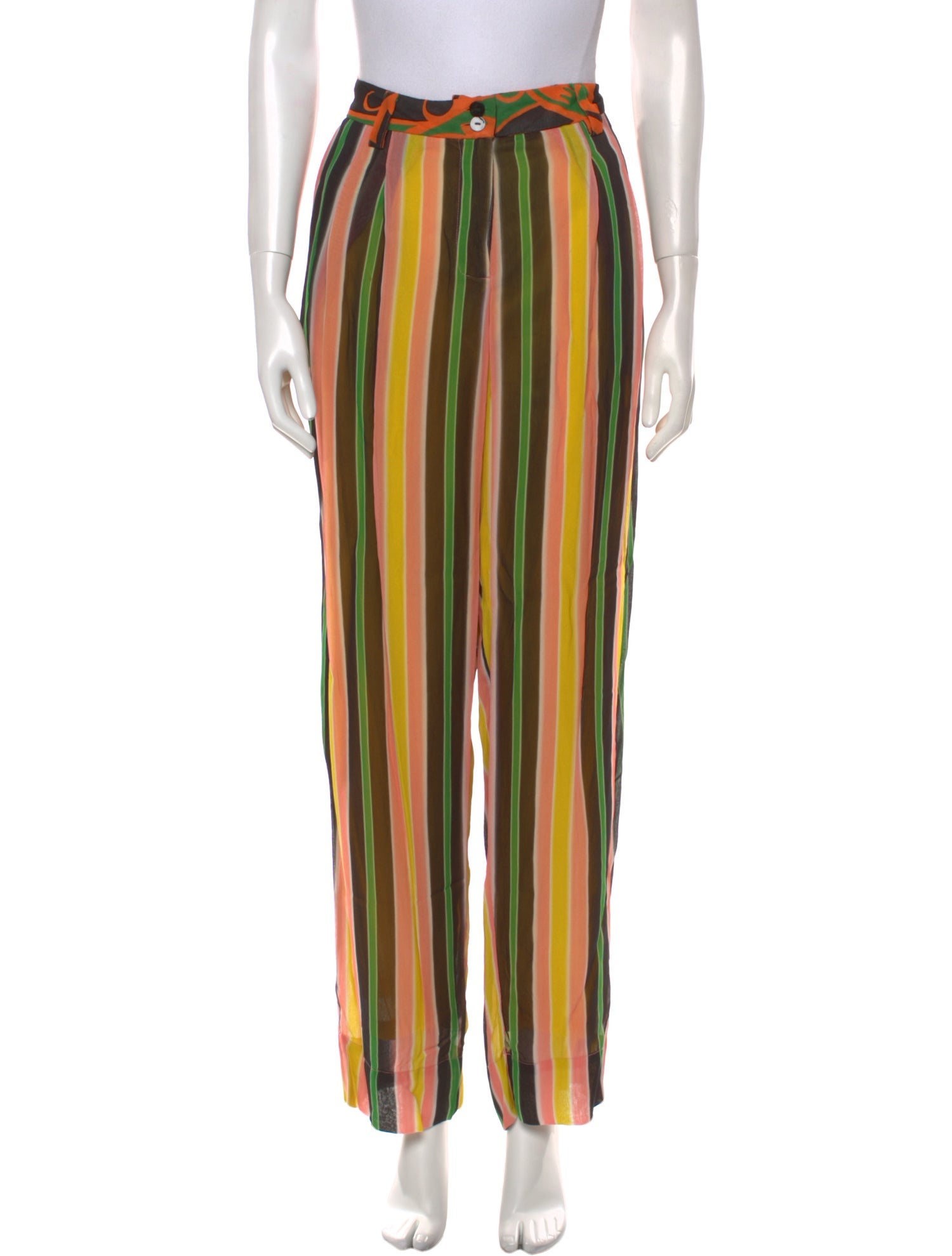 Mimi Liberte by Michel Klein Striped Wide Leg Pants w/ Tags