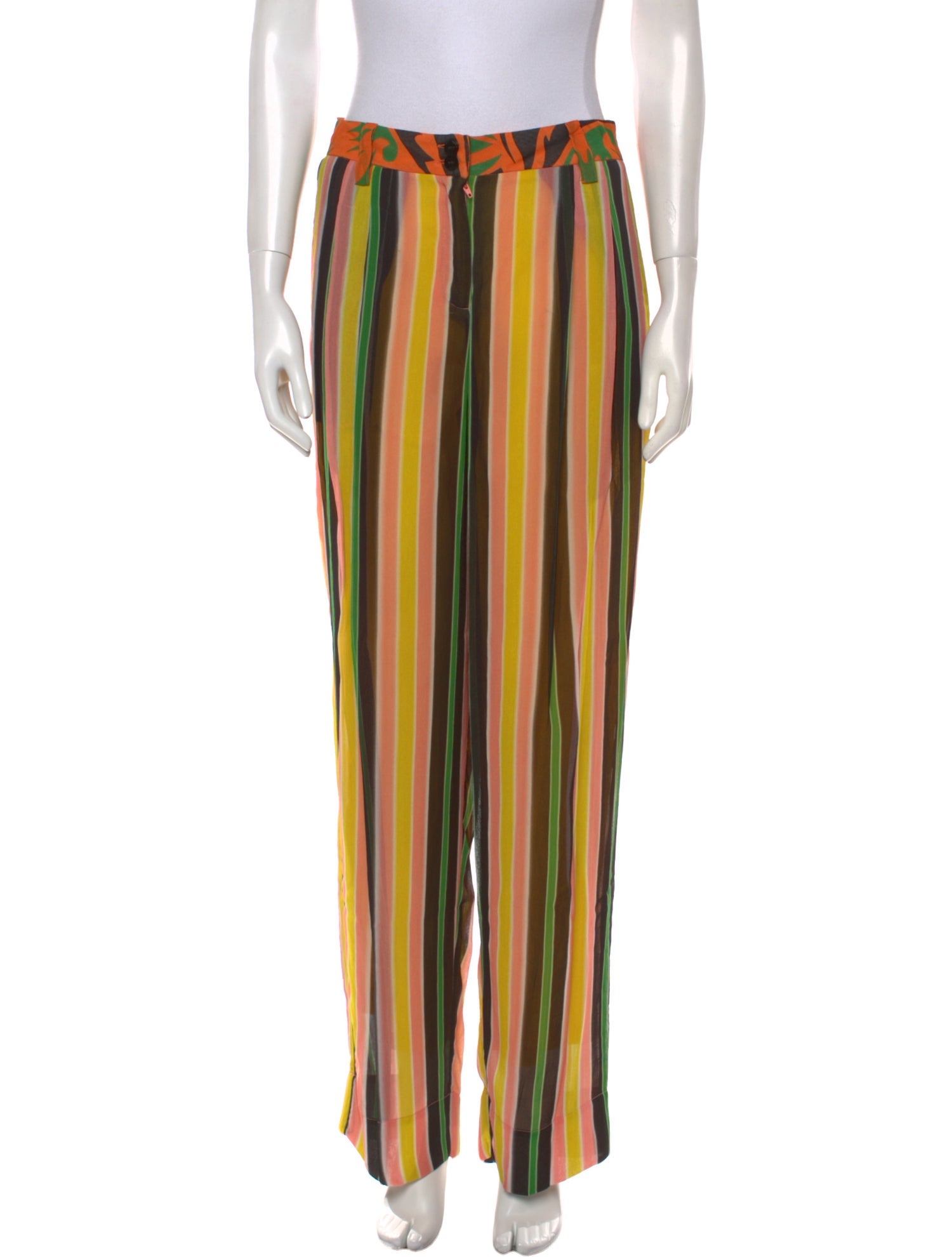 Mimi Liberte by Michel Klein Striped Straight Leg Pants w/ Tags