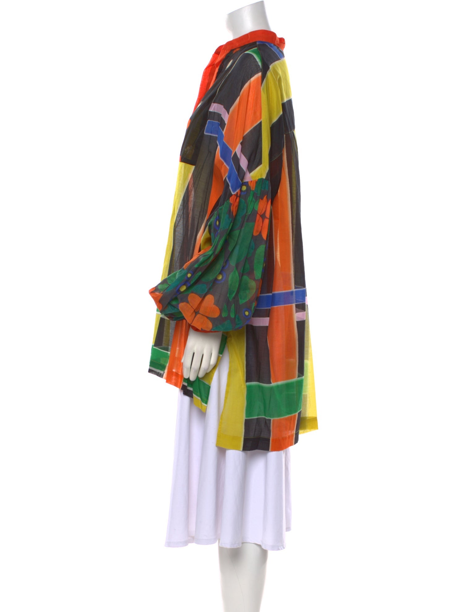 Mimi Liberte by Michel Klein Printed Mock Neck Tunic w/ Tags