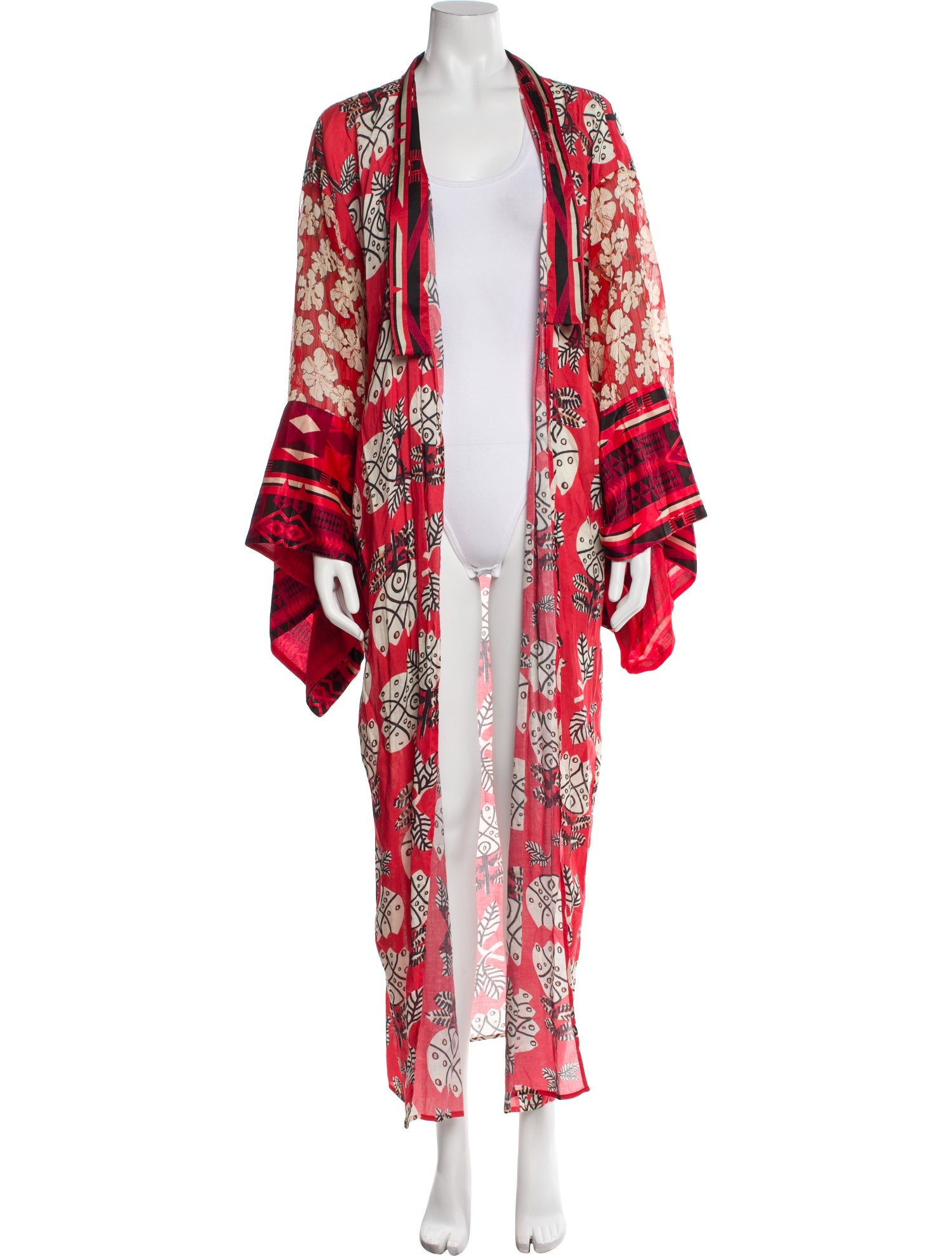 Mimi Liberte by Michel Klein Printed Robe w/ Tags